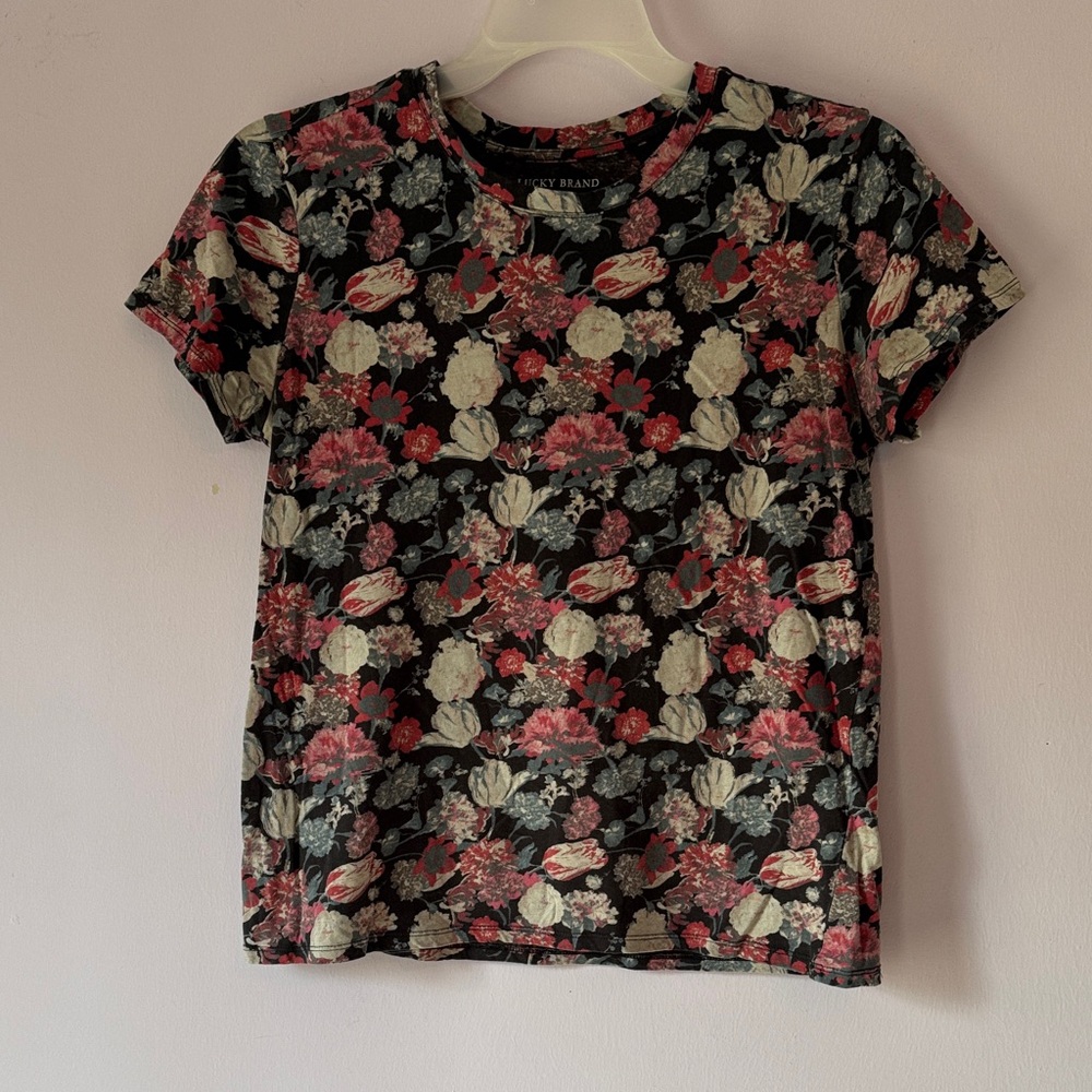 Lucky Brand Floral Print Top